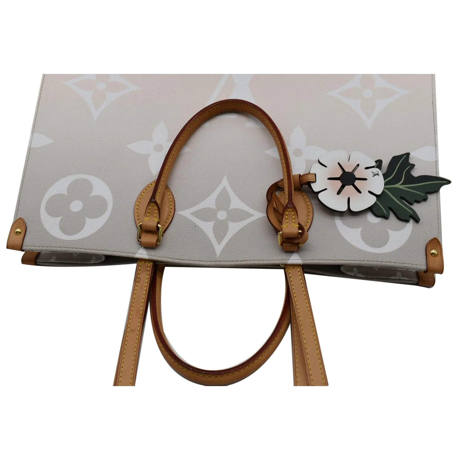 LOUIS VUITTON Pool Onthego GM Monogram Shoulder Bag Brume