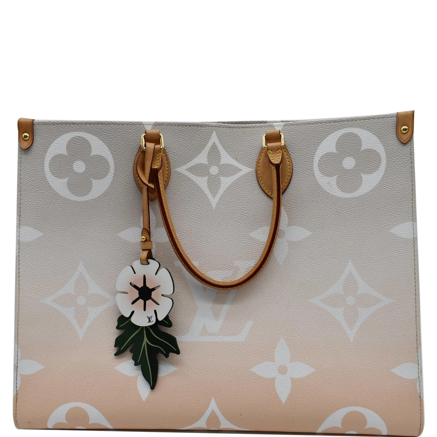 LOUIS VUITTON Pool Onthego GM Monogram Shoulder Bag Brume