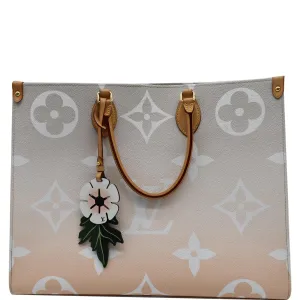 LOUIS VUITTON Pool Onthego GM Monogram Shoulder Bag Brume