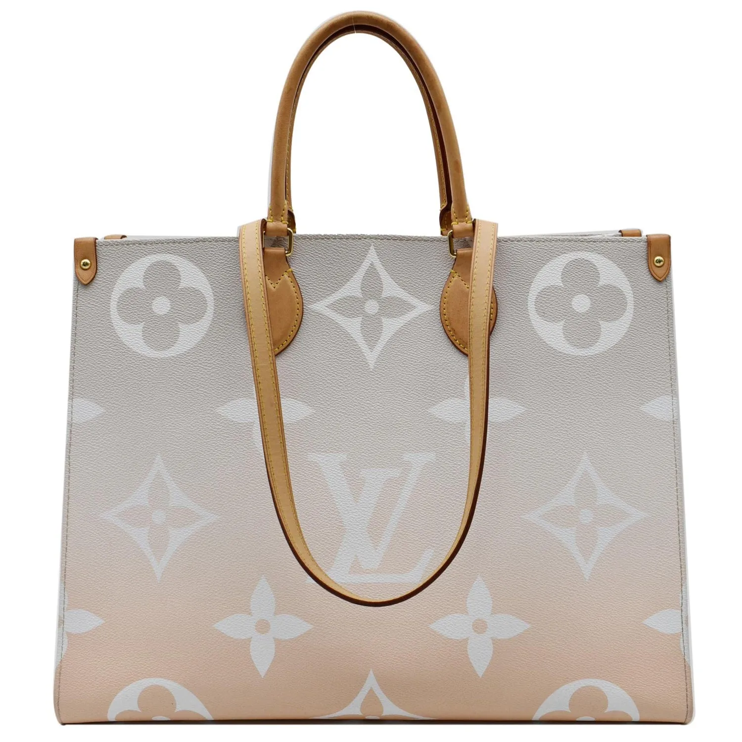 LOUIS VUITTON Pool Onthego GM Monogram Shoulder Bag Brume