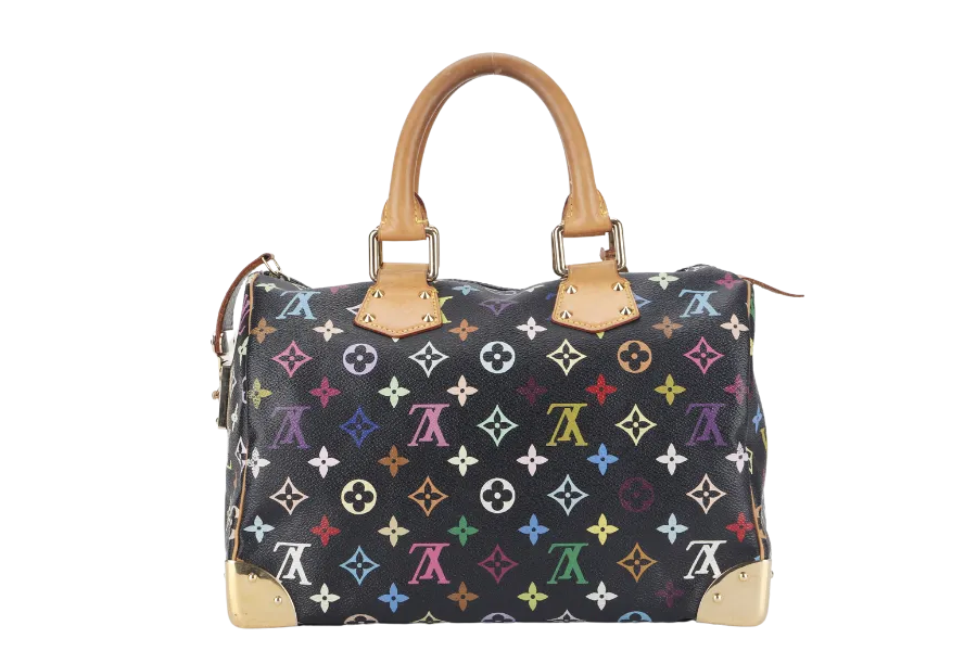 LOUIS VUITTON SPEEDY 30 (M92642) MULTICOLOR MONOGRAM CANVAS NO DUST COVER