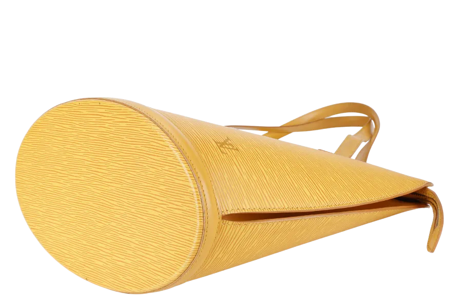LOUIS VUITTON ST JACQUES GM MUSTARD YELLOW EPI LEATHER GOLD HARDWARE NO DUST COVER