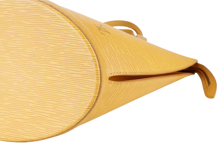 LOUIS VUITTON ST JACQUES GM MUSTARD YELLOW EPI LEATHER GOLD HARDWARE NO DUST COVER