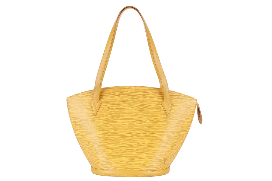 LOUIS VUITTON ST JACQUES GM MUSTARD YELLOW EPI LEATHER GOLD HARDWARE NO DUST COVER