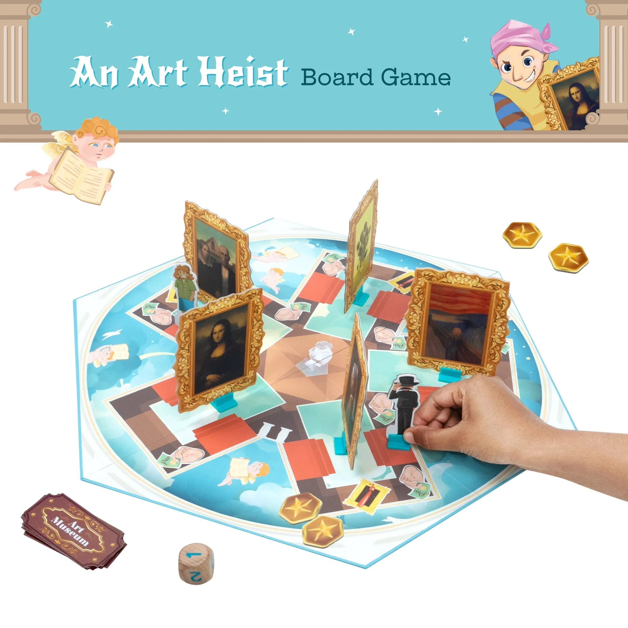 Love Dabble Frame the Fake! 2-4 Player Board Game For Ages 8 Years and Up