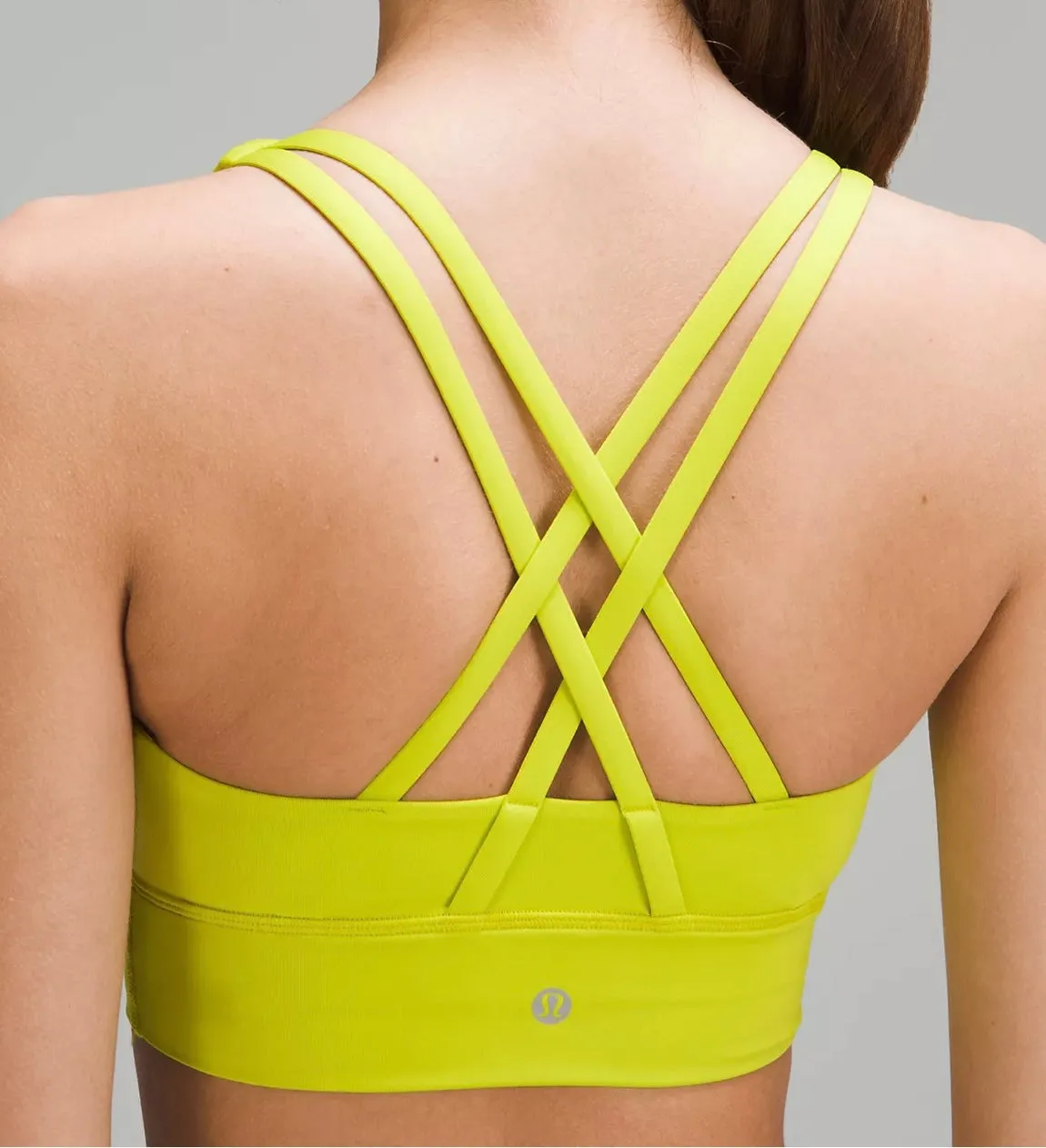 LULULEMON Energy Bra Antidote Yellow Size 8