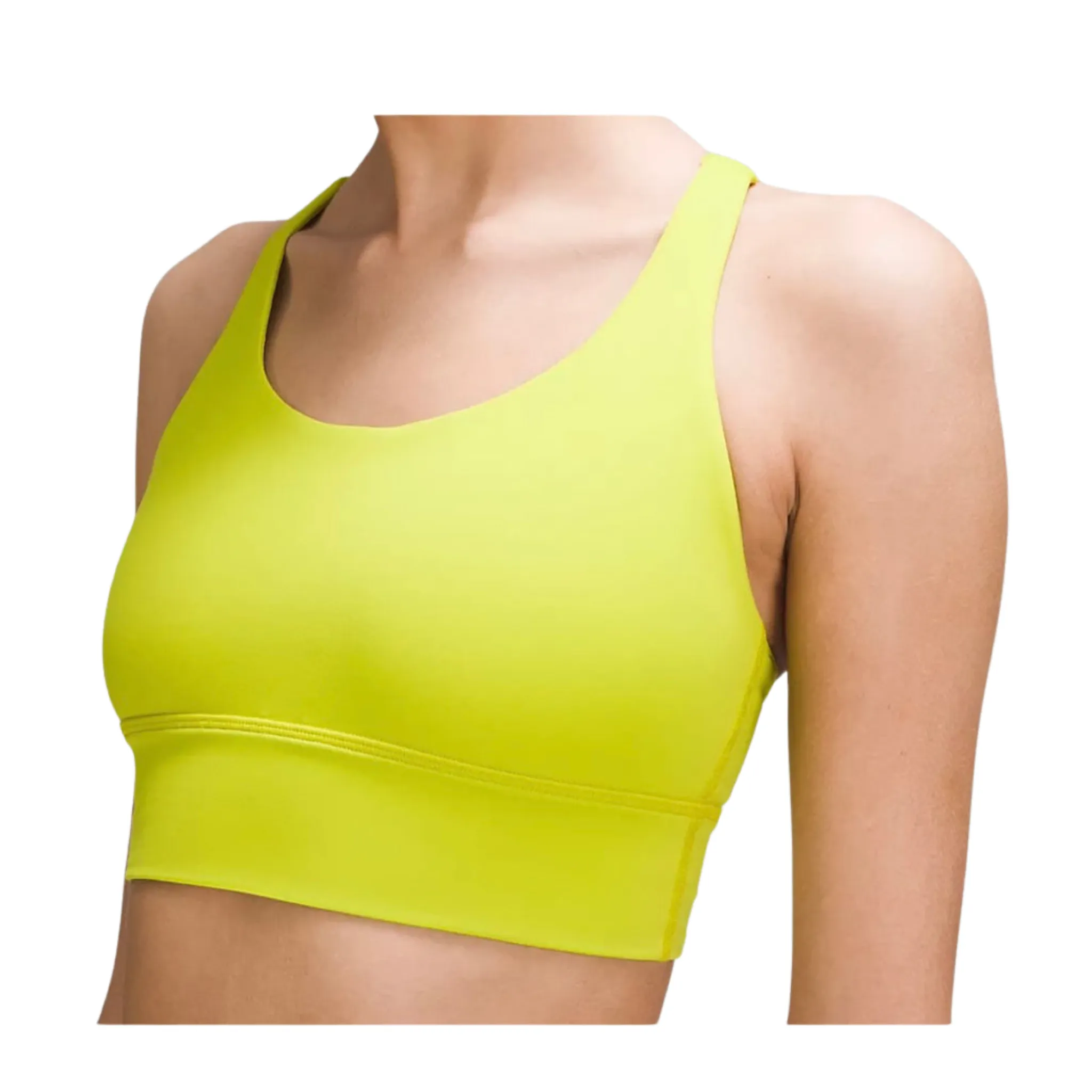 LULULEMON Energy Bra Antidote Yellow Size 8