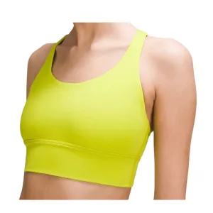 LULULEMON Energy Bra Antidote Yellow Size 8
