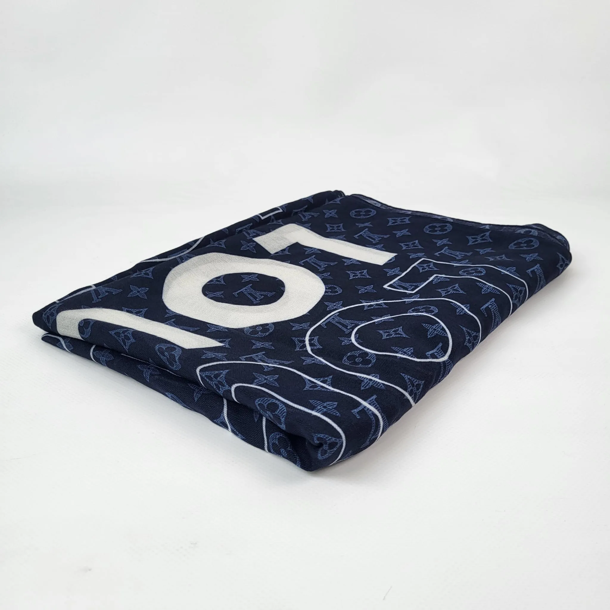 LV List Shawl Scarf