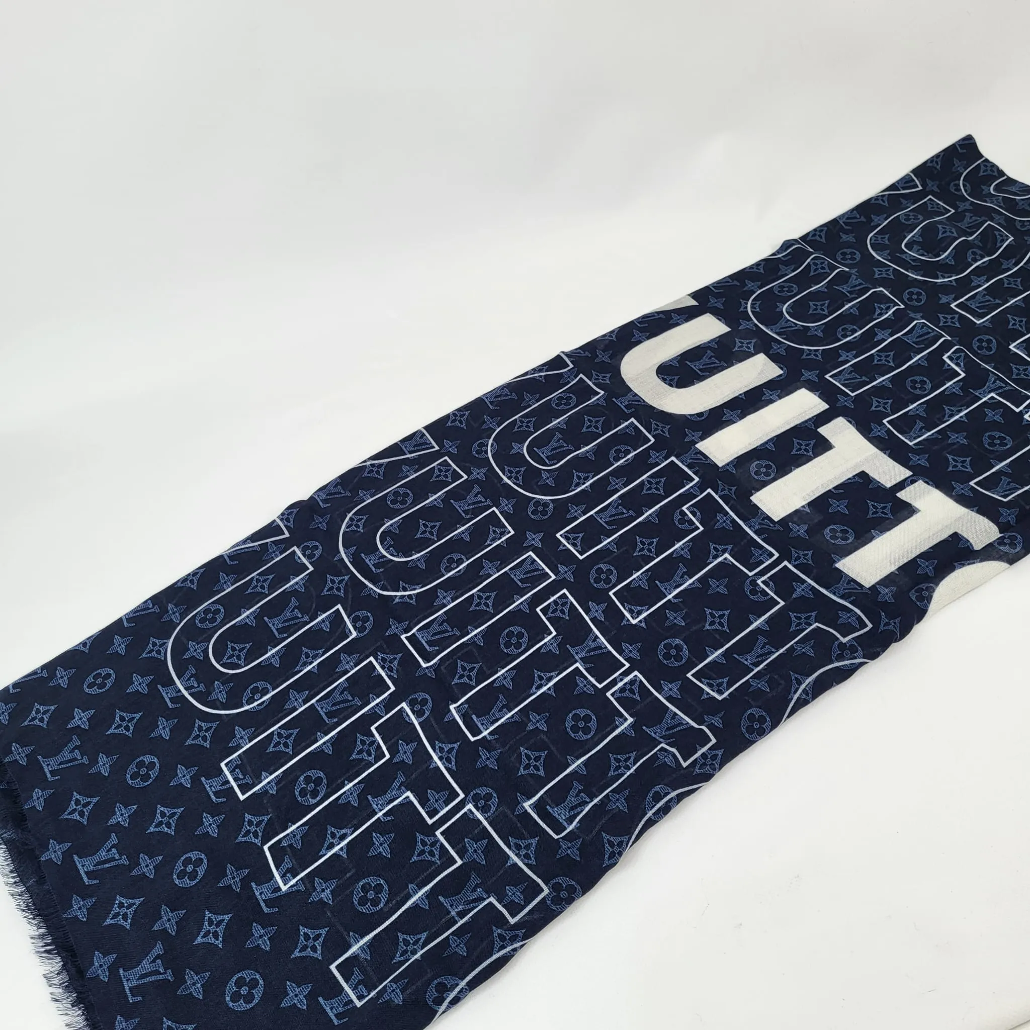 LV List Shawl Scarf