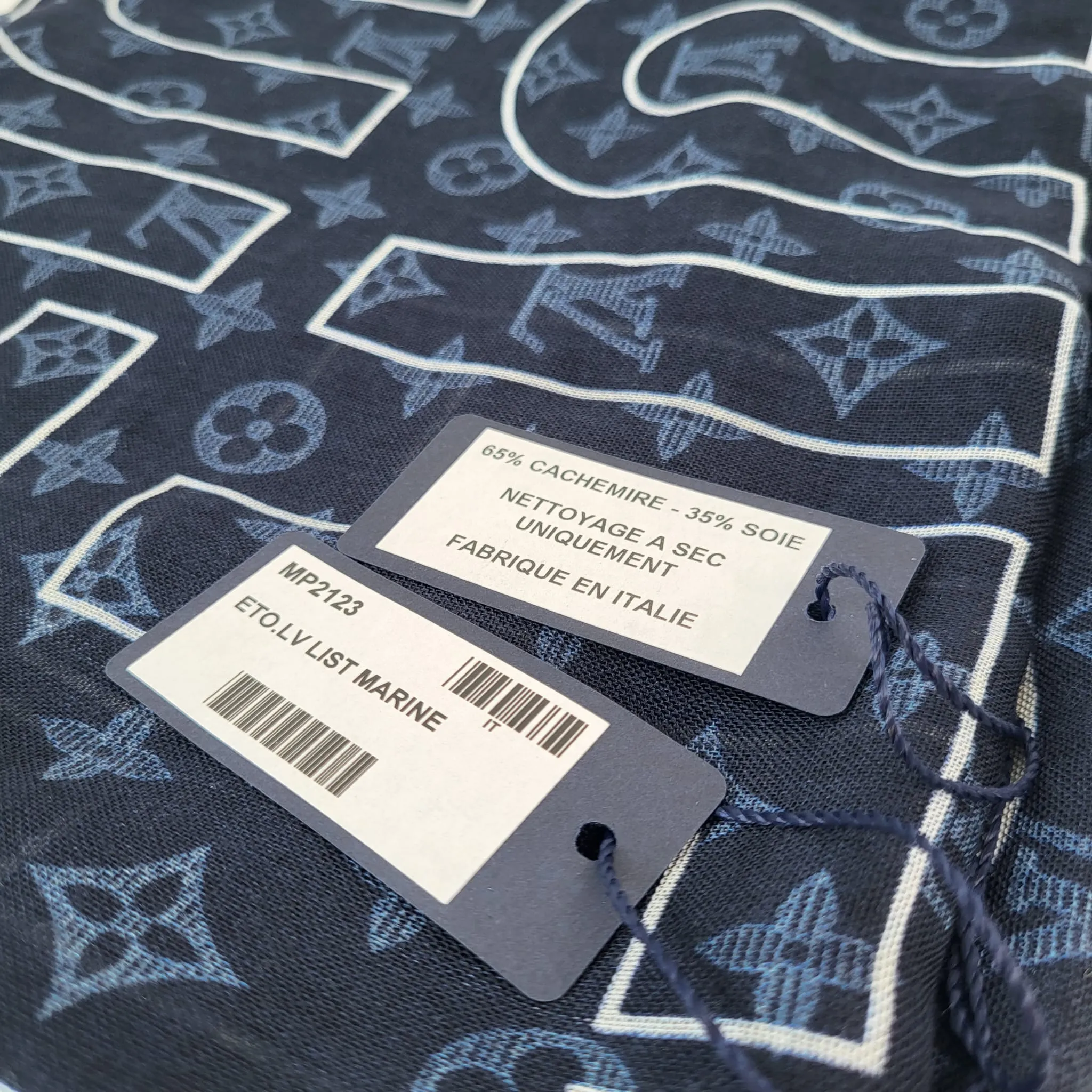LV List Shawl Scarf