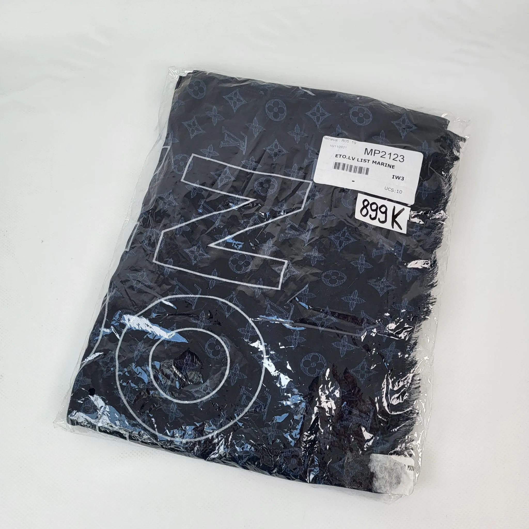 LV List Shawl Scarf