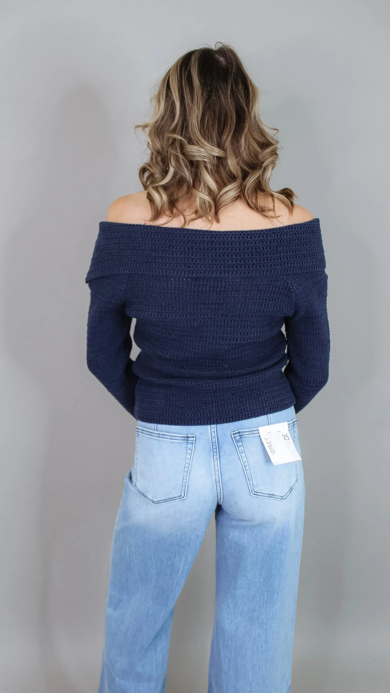 Lyndel Navy Sweater