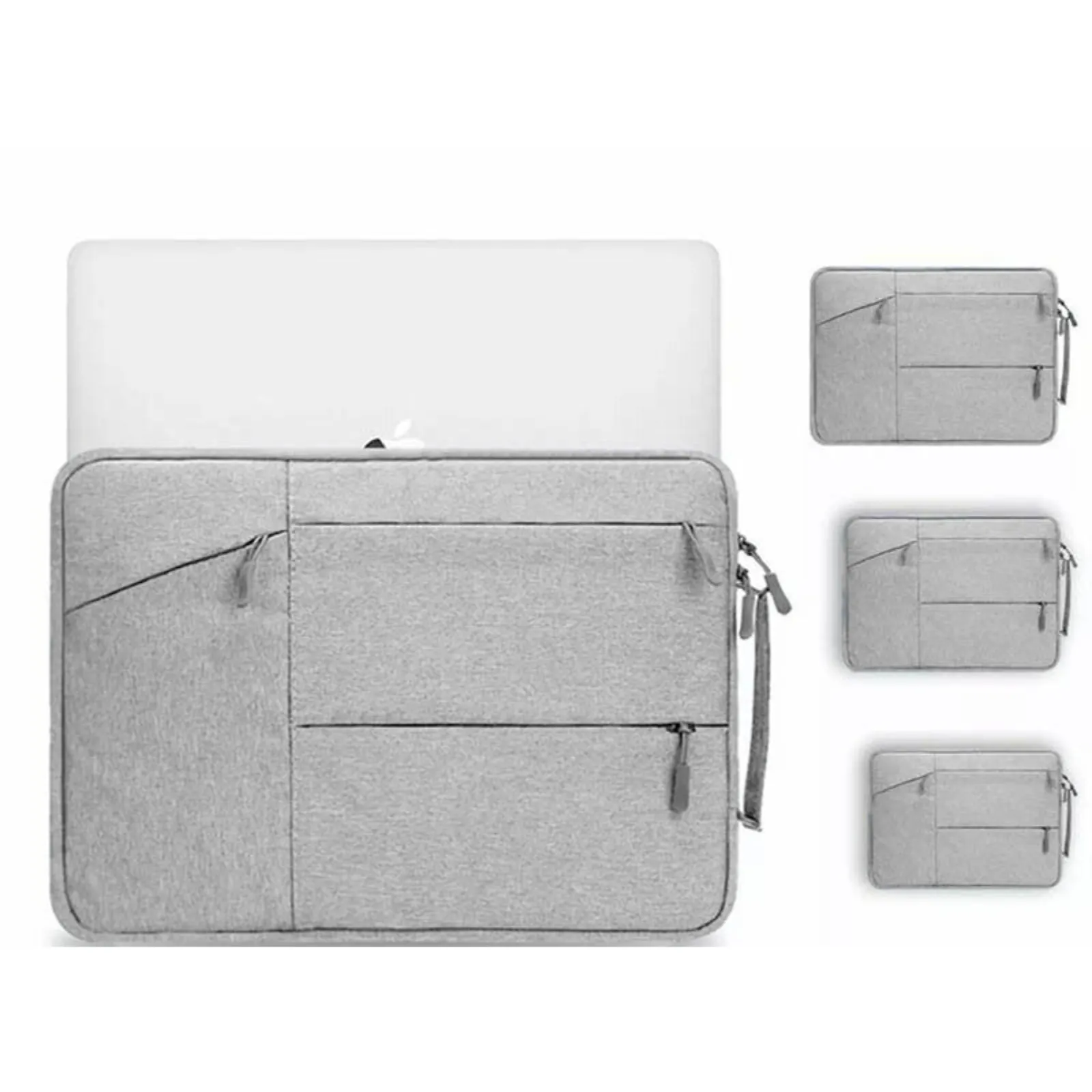 MacBook Lenovo Dell HP Waterproof Laptop Carry Case Cover Bag 14.1"-15.1" Grey