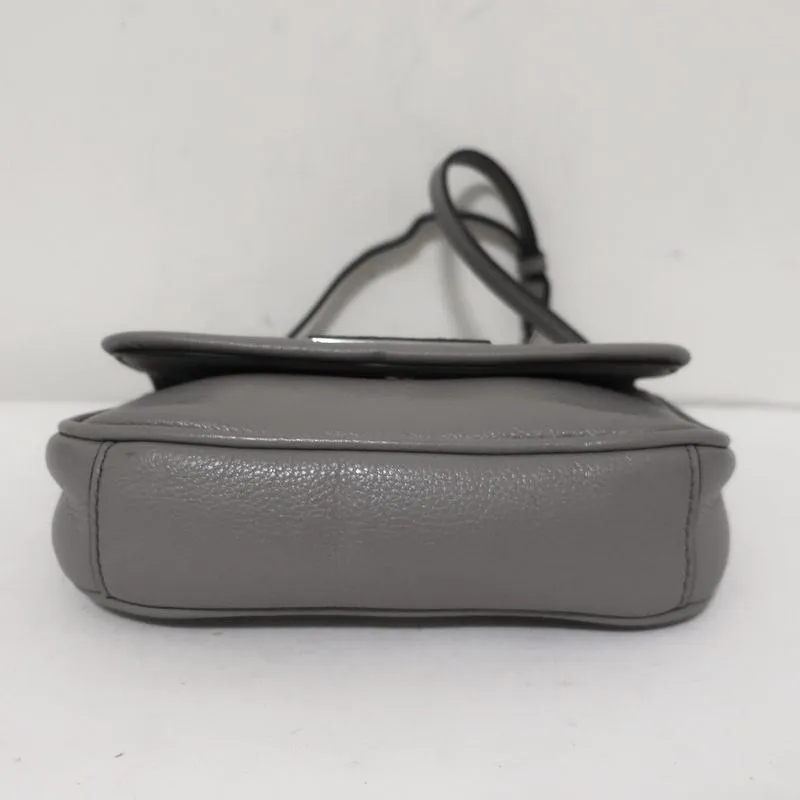 Marc by Marc Jacobs Too Hot To Handle Sofia Crossbody Bag Gray Leather