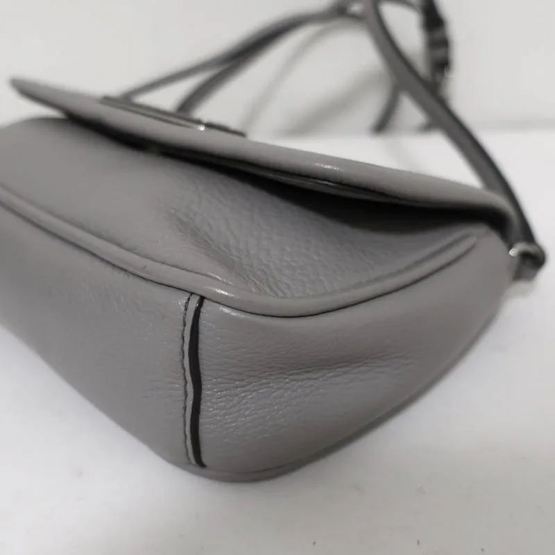 Marc by Marc Jacobs Too Hot To Handle Sofia Crossbody Bag Gray Leather
