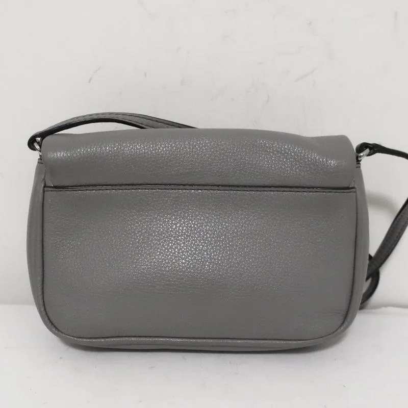 Marc by Marc Jacobs Too Hot To Handle Sofia Crossbody Bag Gray Leather