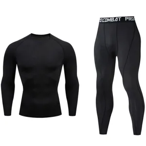 Men Skin Tights Sport Set
