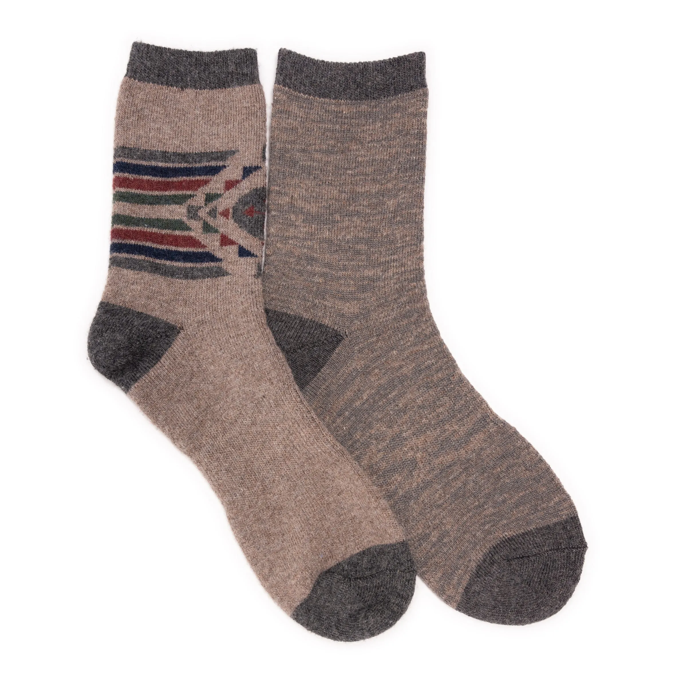 Men's 2 Pair Pack Wool Crew Socks