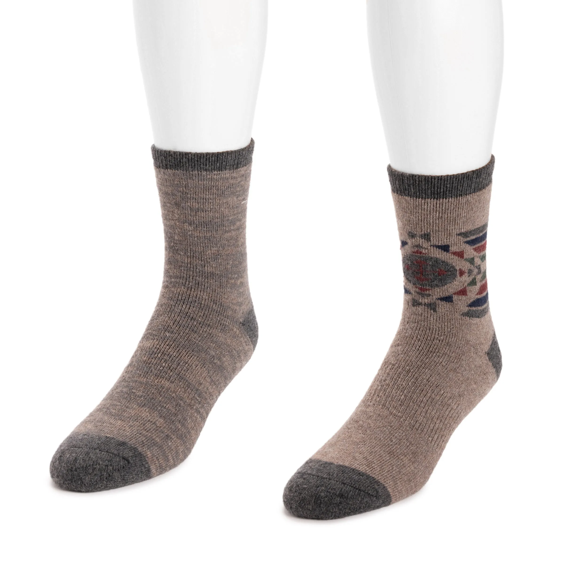 Men's 2 Pair Pack Wool Crew Socks