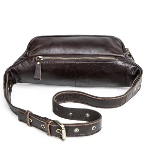 Men's Angel First Layer Cattlehide Leather Fashion Bags