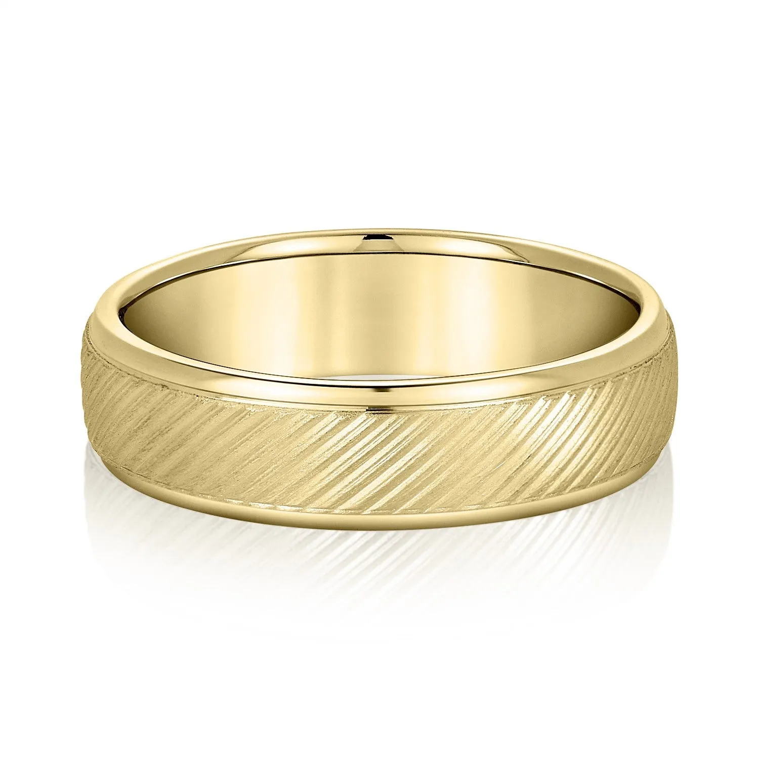Men’s Diagonal Lines Pleasant Elegance Band