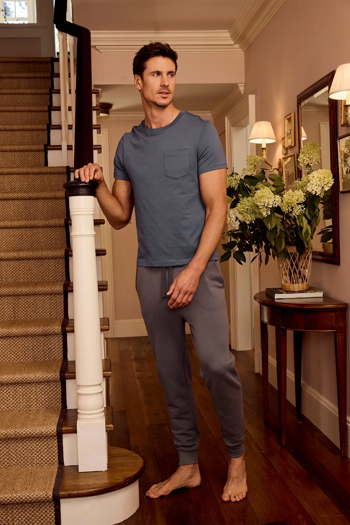 Men's Dockside Jogger in Graphite