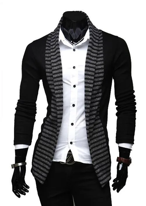 Men's Fashion Draped Cardigan