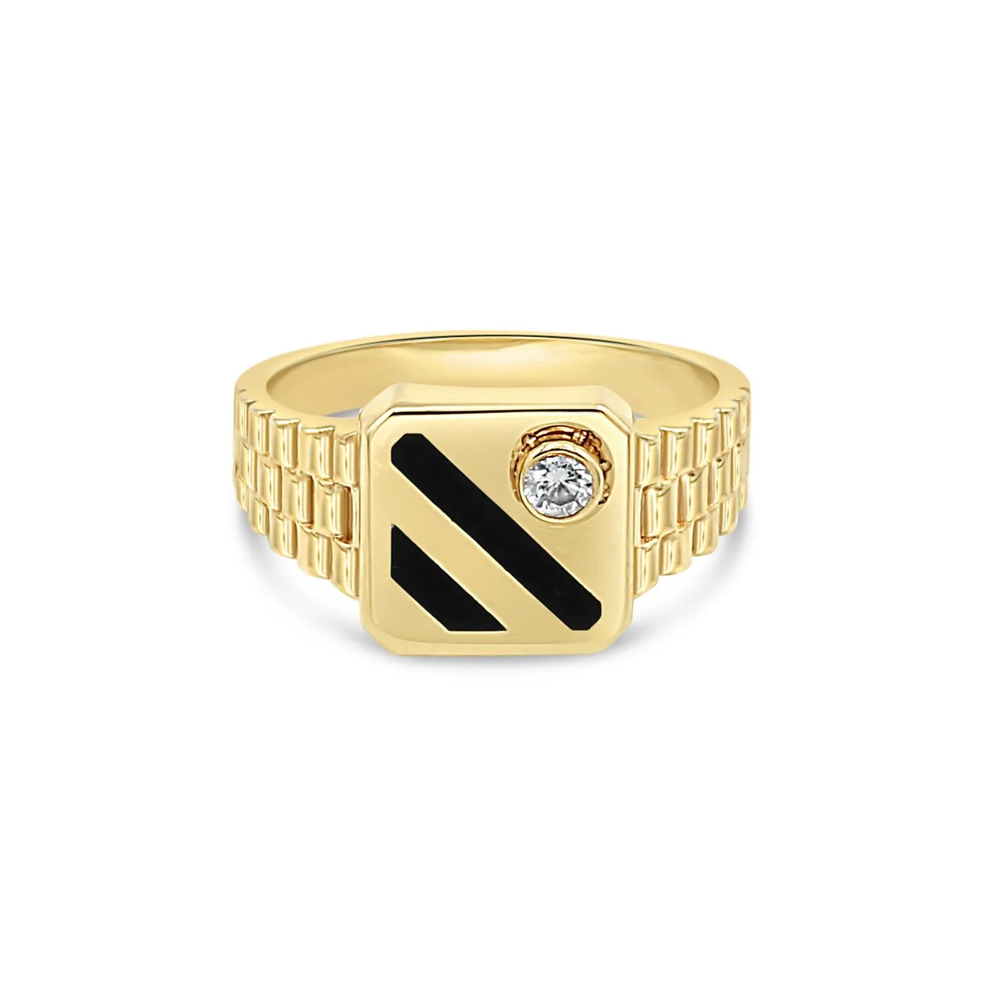 Men's Fashion ring in 14kt Gold