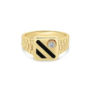 Men's Fashion ring in 14kt Gold