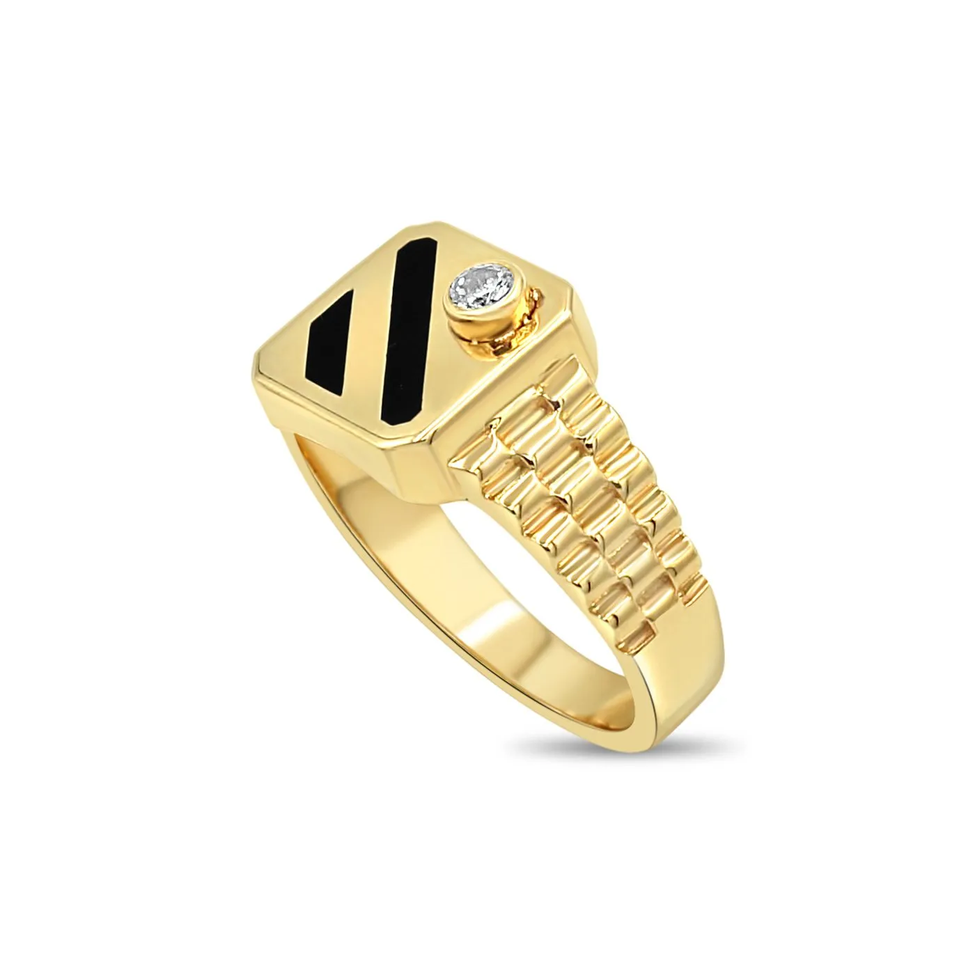 Men's Fashion ring in 14kt Gold