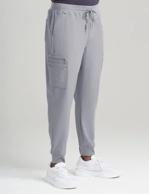 Mens Jogger Scrub Pants - Stone Gray