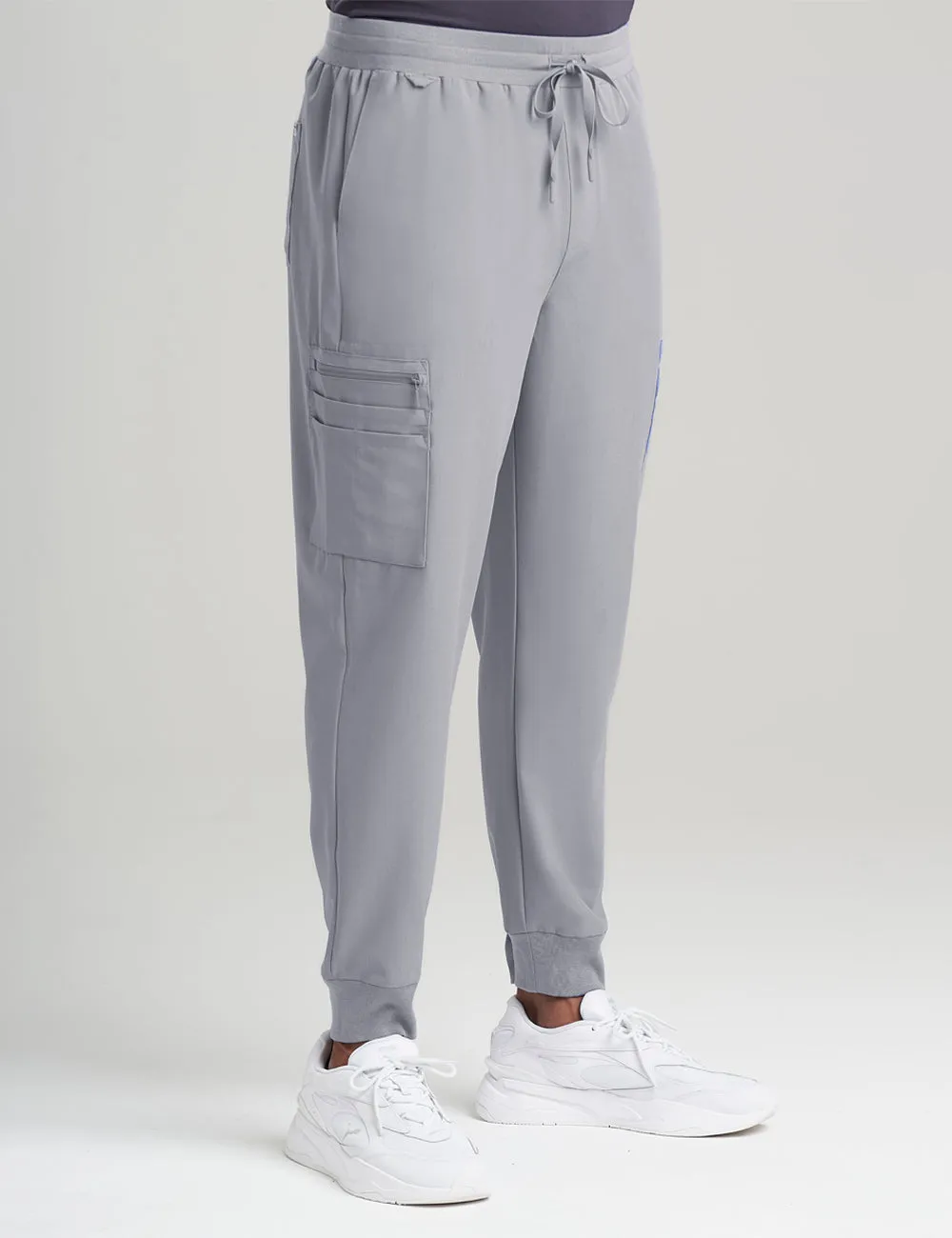 Mens Jogger Scrub Pants - Stone Gray