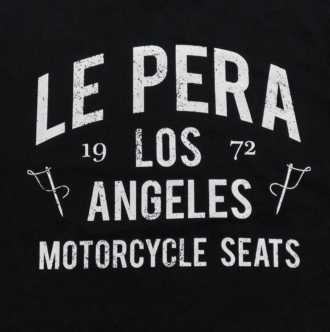 Men's Le Pera Black Text T-Shirt