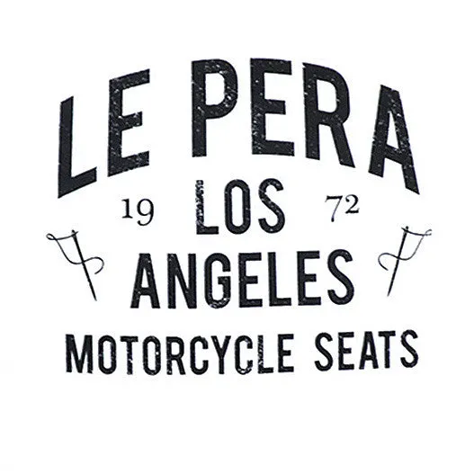 Men's Le Pera White Text T-Shirt