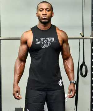 Men's Level Up Tank Top | Black