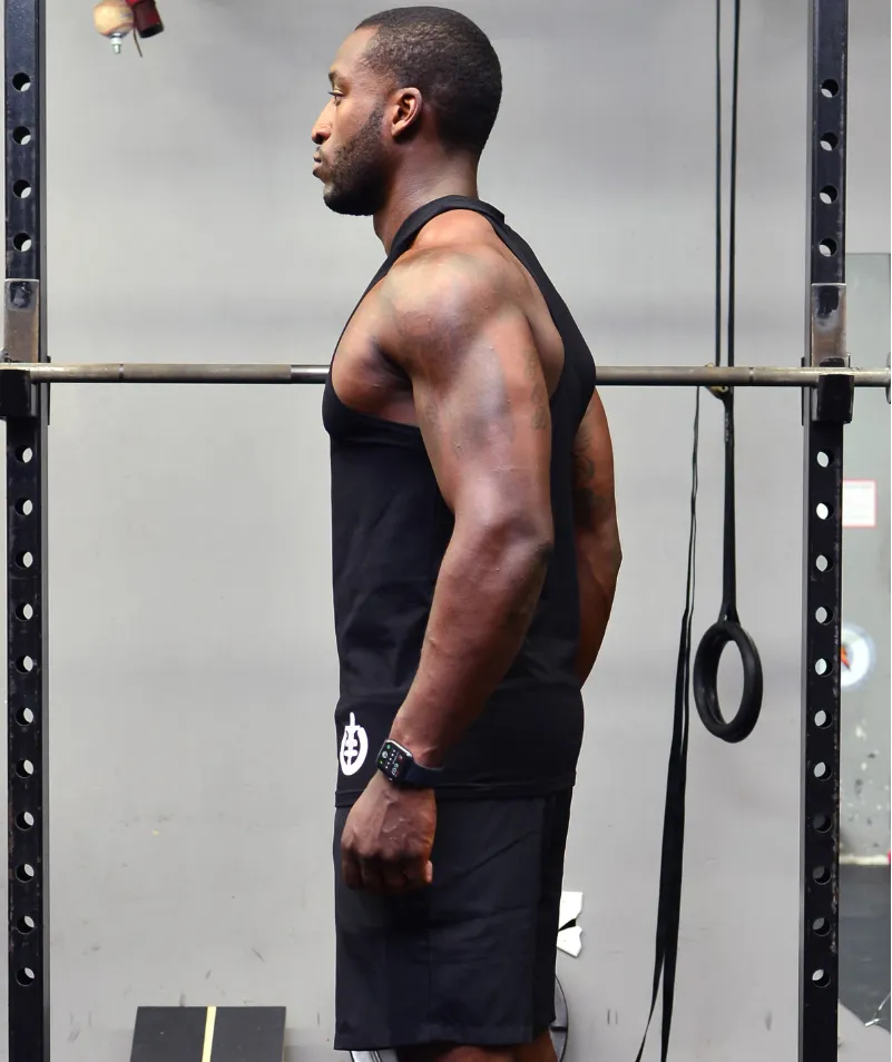 Men's Level Up Tank Top | Black