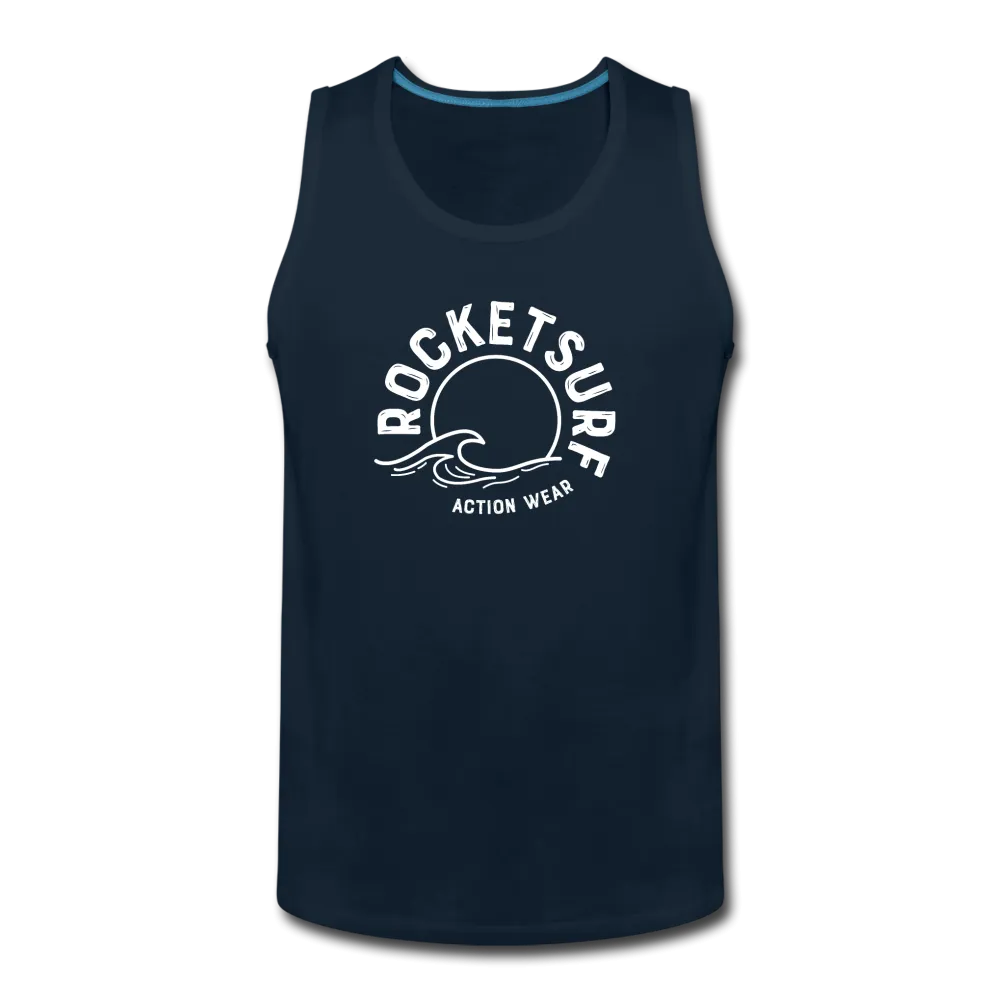 Men’s Premium Tank - Wave Logo