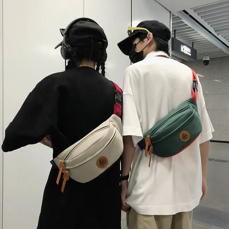 Men's Pretty Creative Fashion Nylon Trendy Men's Chest Bags