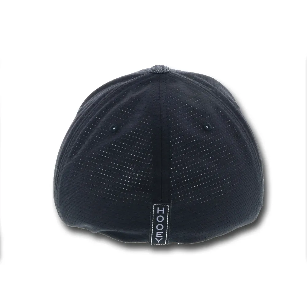 Men's "Ash" Hooey Black Flexfit with Calock Back Cap