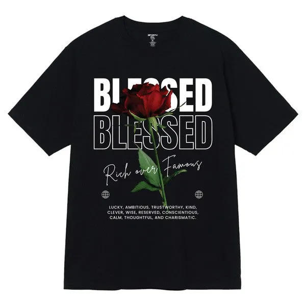Men's Rich Over Famous Graphic Tee Shirt