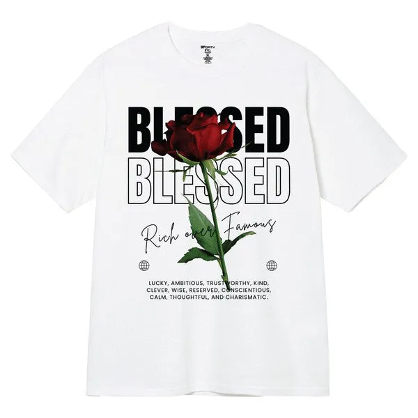 Men's Rich Over Famous Graphic Tee Shirt