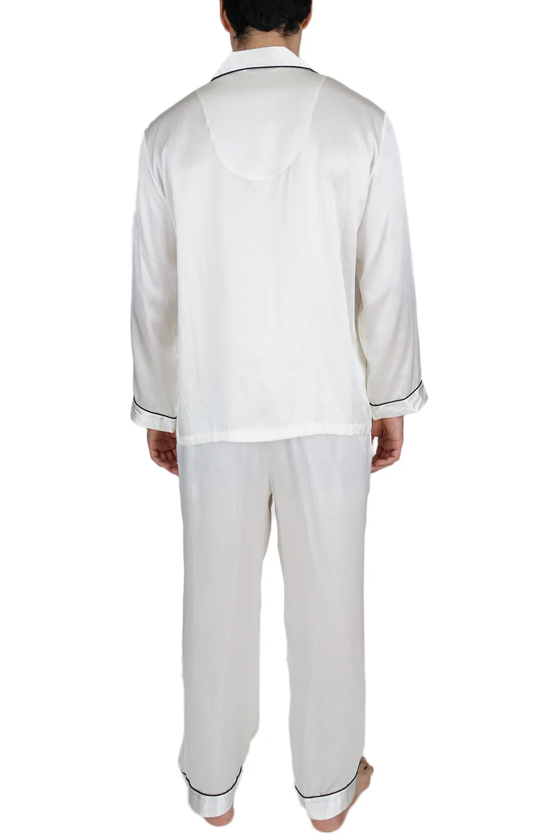 Men's Silk Sleepwear 100% Silk Pajamas Set