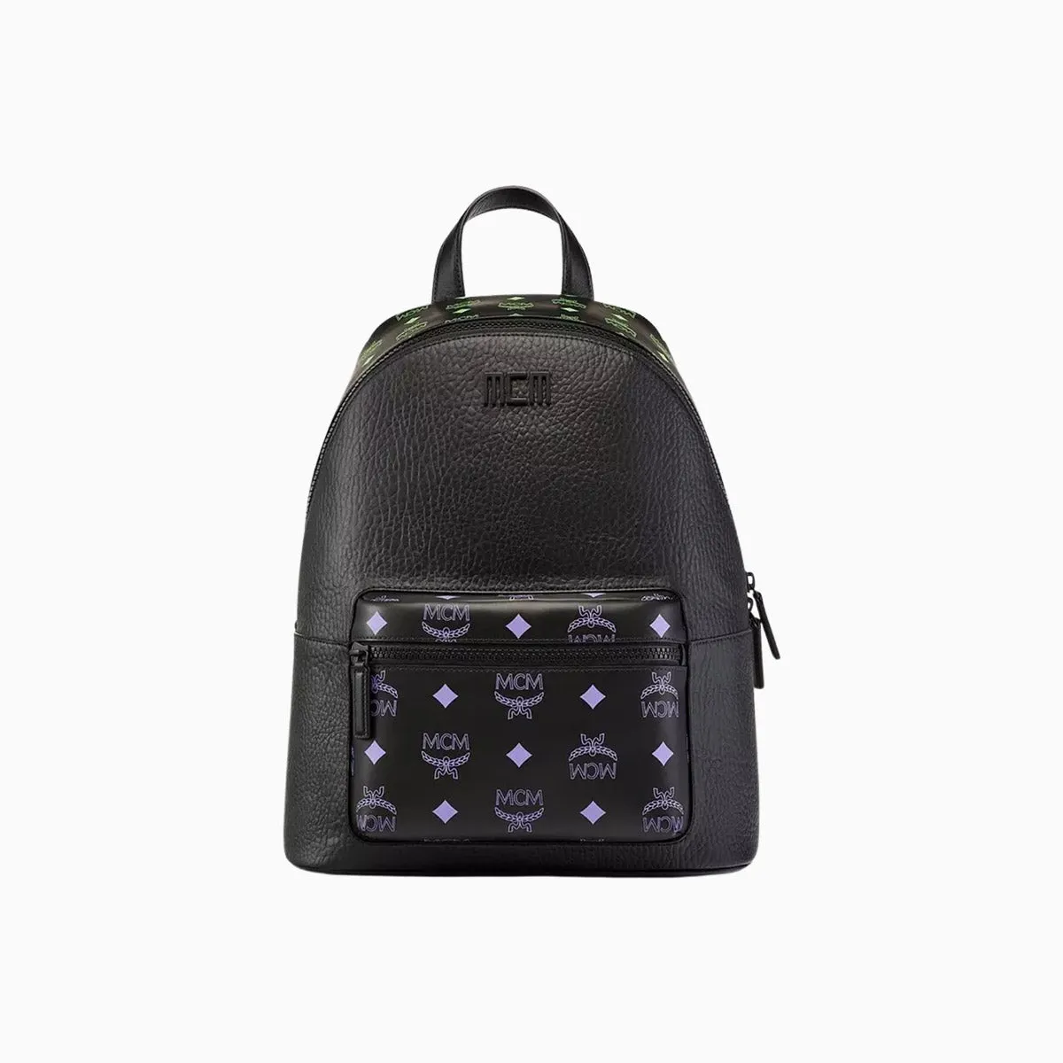 Men's Stark Splash Logo Leather Backpack