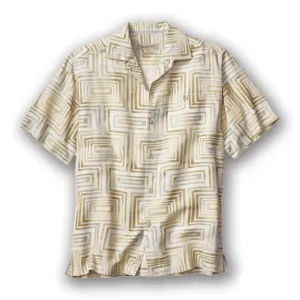 Men's Tommy Bahama | Vintage Geo-Tactic Camp Shirt | Continental