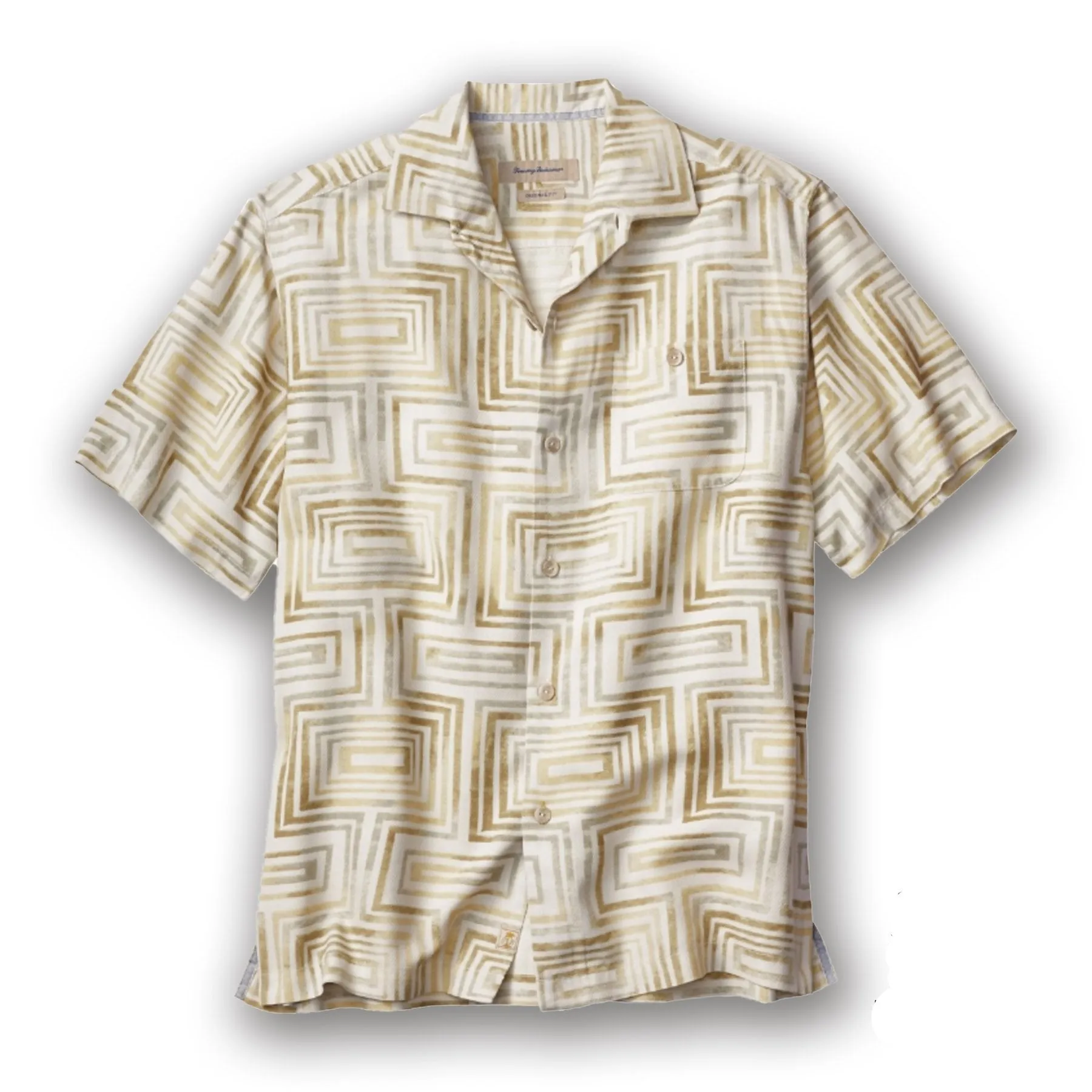 Men's Tommy Bahama | Vintage Geo-Tactic Camp Shirt | Continental