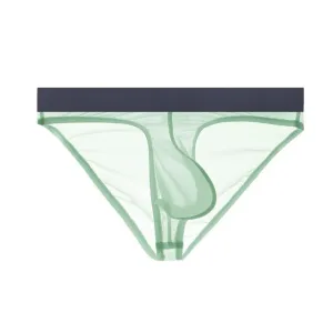 Men's Ultra Thin Ice Silk Low-Rise Briefs (5-Pack) -JEWYEE AY 835