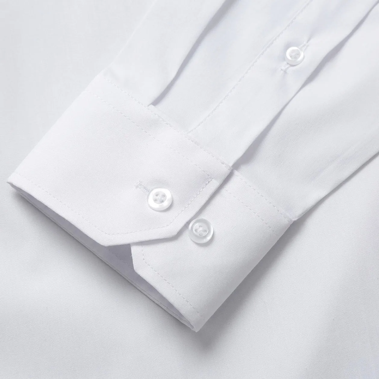 Men's White Dress Shirt Slim Fit Verno Fashion