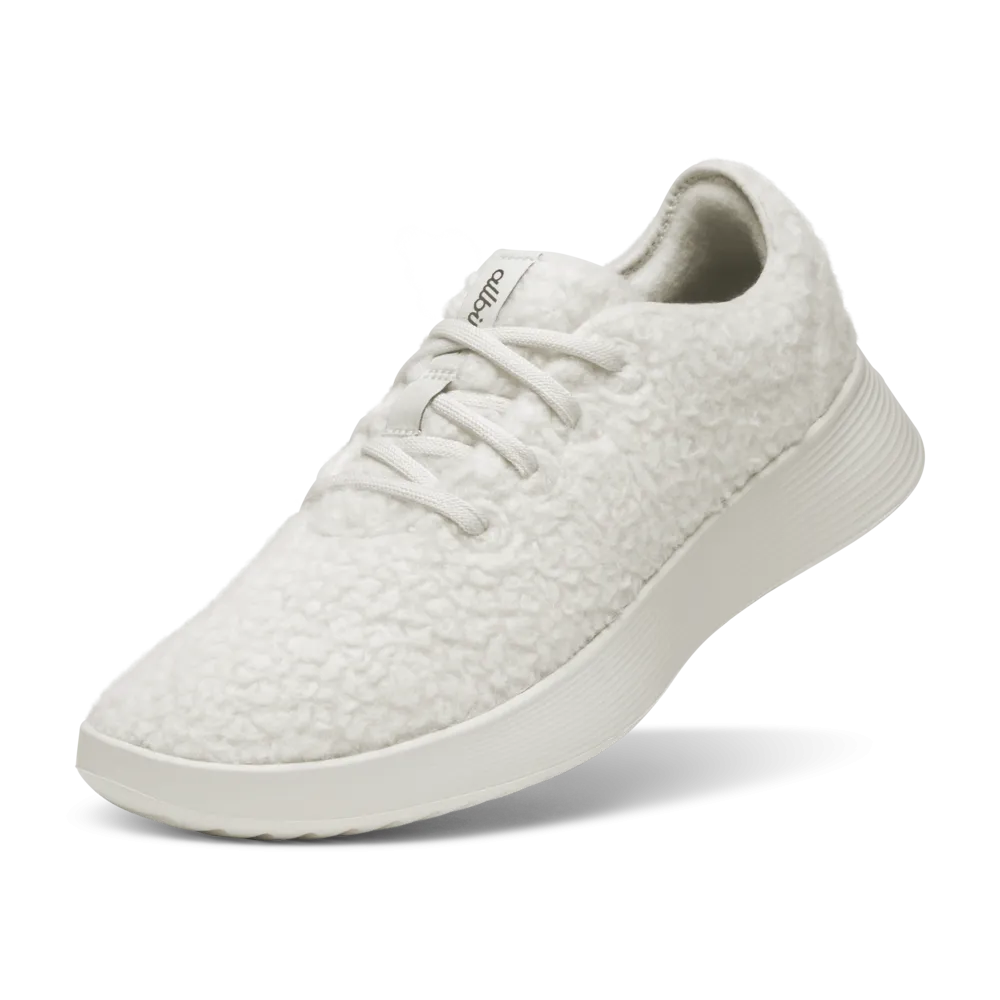 Men's Wool Runner Go - Fluff - Natural White (Natural White Sole)