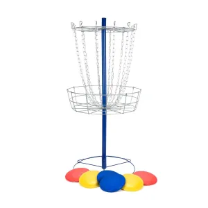 Metal Disc Golf Goal Set with 6
